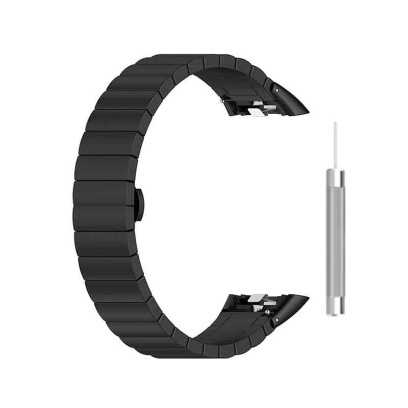 Killer Deals 1 link stainless steel band for Huawei Band 6 - Black