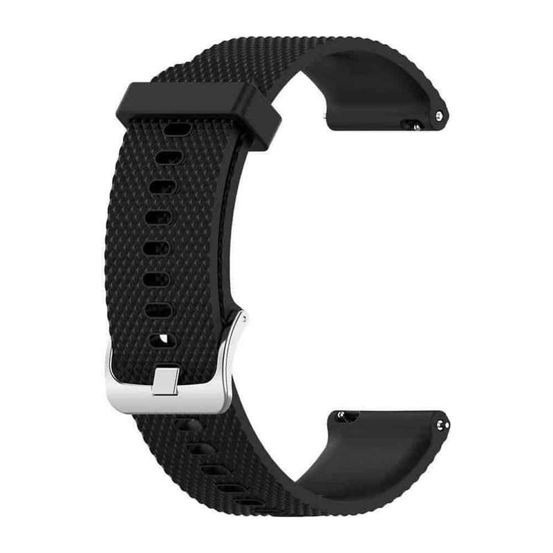 Killer Deals 20mm Universal brand replacement silicone watch strap - Black (M-L)