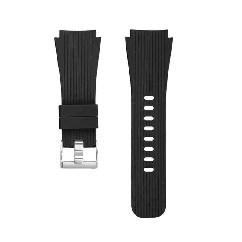 Killer Deals 22mm Silicone Strap For Samsung Galaxy SM-R810 -Black (S/M)