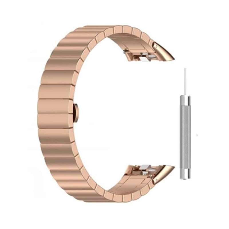 Killer Deals 1 link stainless steel band for Huawei Band 6 - Rose Gold