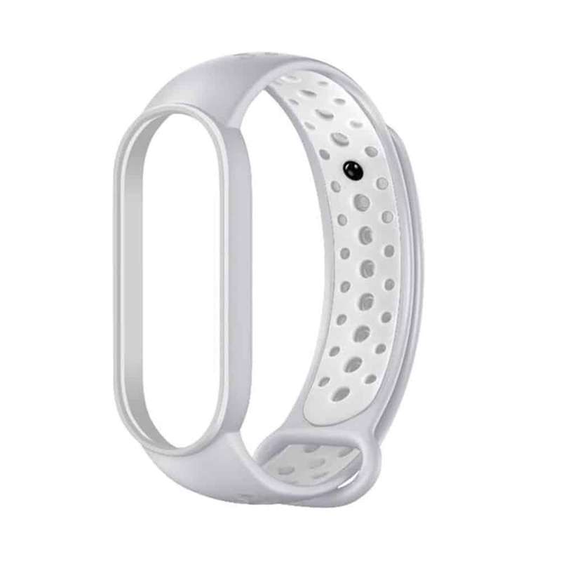 Killer Deals Silicone Band for xiaomi band 3/4 - Grey+White