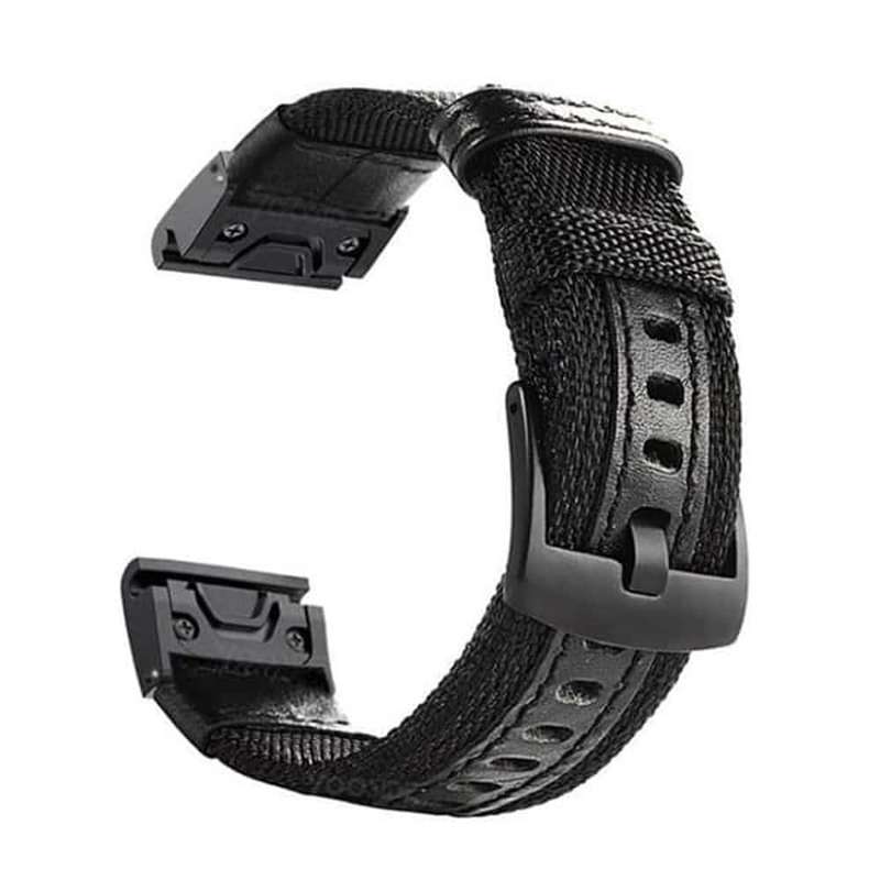 Killer Deals Quick Fit 22mm NOTA Nylon Durable Sweatproof Watch Band Strap for Garmin Fenix 5 - B...
