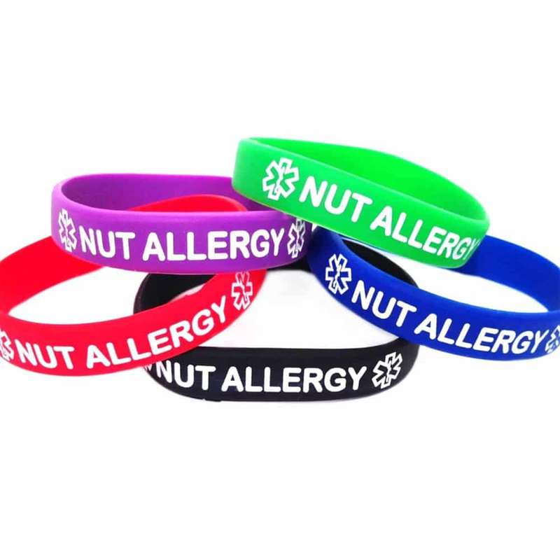 Killer Deals Nut Allergy Bracelet,5pcs/set size:(22cm)