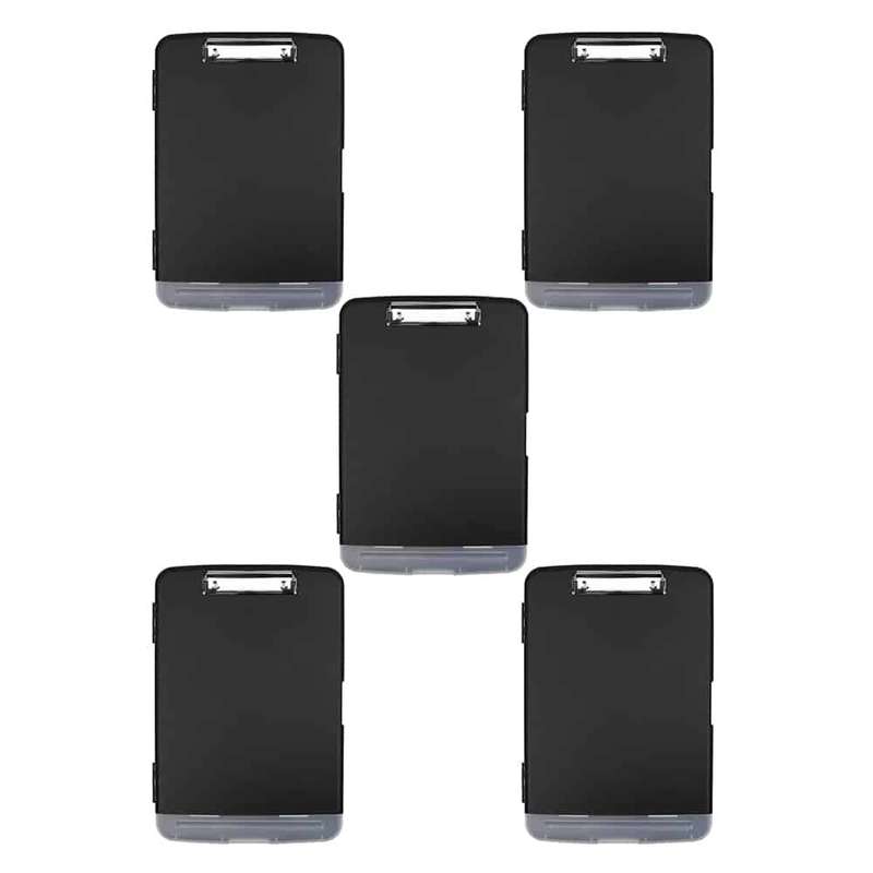 A4 Document Binder Clipboard- Pen Holder & Storage Compartment x 5 Combo