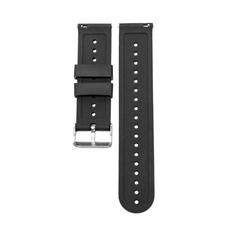 Killer Deals Huawei GT Sport/Vivoactive 4 silicone strap - Black & Yellow
