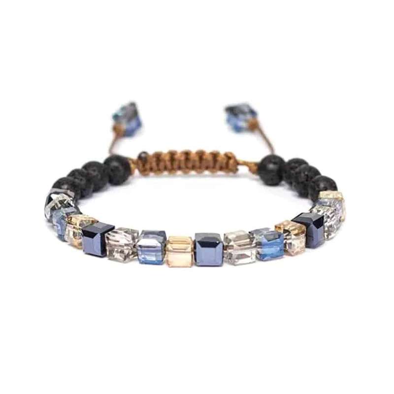 Killer Deals Aromatherapy oil diffuser glass bracelet - Royal pacific