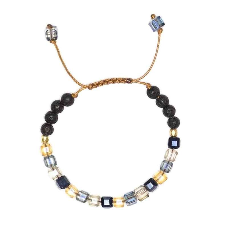 Killer Deals Aromatherapy oil diffuser glass bracelet - Royal pacific