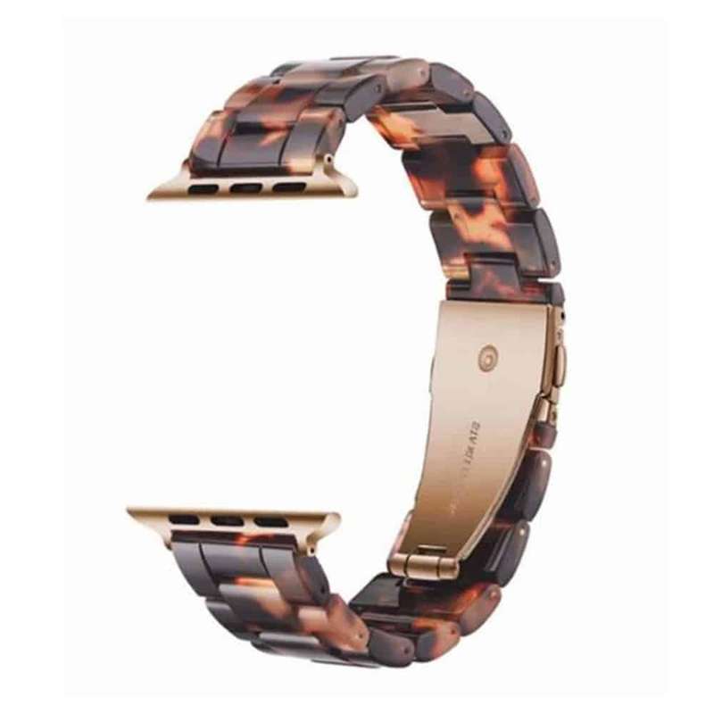 Resin Strap for Apple 38/40/41mm - Rose in Black