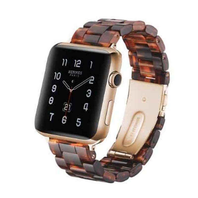 Resin Strap for Apple 38/40/41mm - Rose in Black