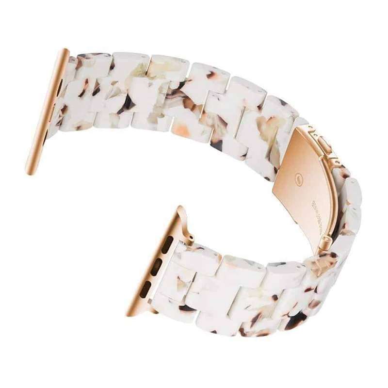 Resin Strap for Apple 38/40/41mm - Rose in Black