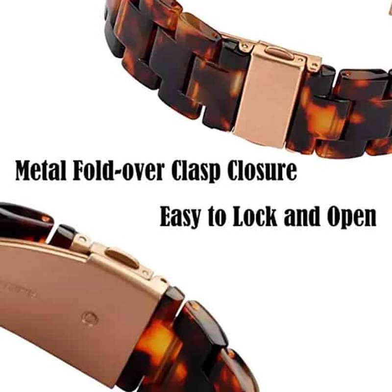 Resin Strap for 42/44/45/49mm Apple Watch (S/M) - Spring Marble