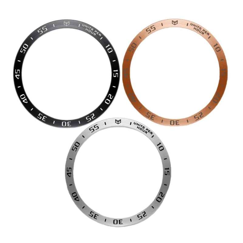 Killer Deals Stainless Steel Bezel Ring for Samsung Galaxy 46mm Watch - Rose Gold