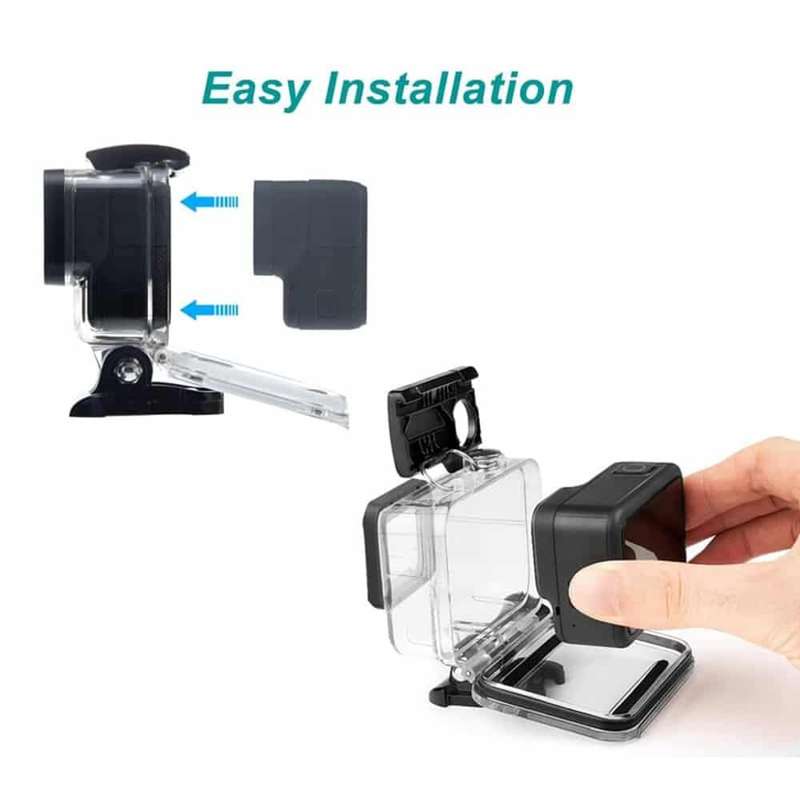 Action Mounts Waterproof Shell Housing with Base & Screw for GoPro Hero 5 Black