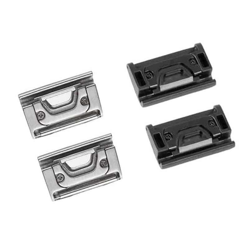 Killer Deals 26mm Garmin Fenix 5X/6X strap steel adapter connectors - Silver
