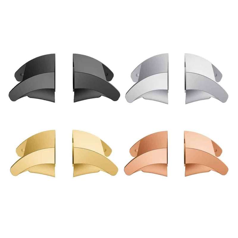 Killer Deals Stainless Steel Adapter Connector for Fitbit Charge 3/4 (18mm strap) - Gold