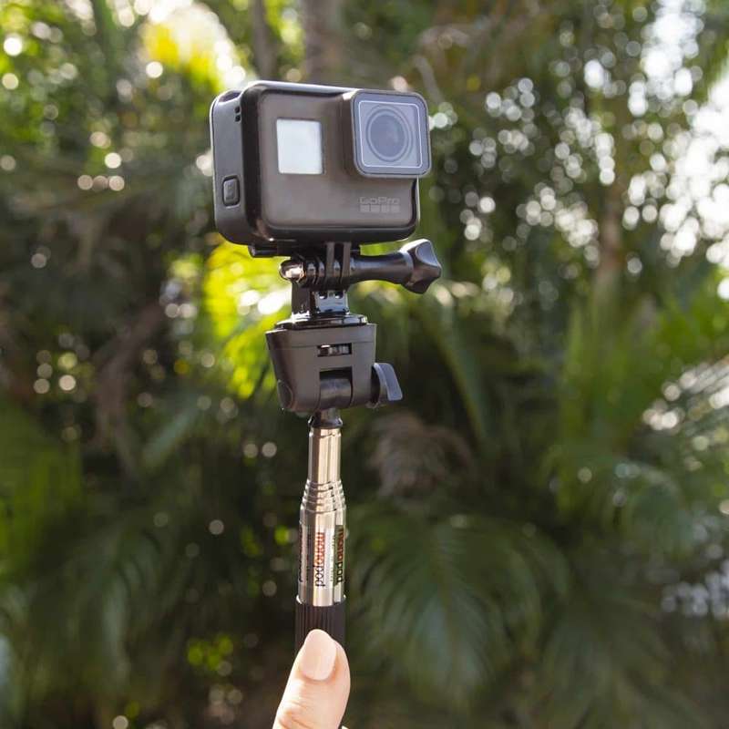 Action Mounts Adjustable 108cm Selfie Stick for GoPro Hero 3/ Hero 4/ Phone