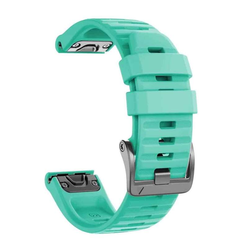 Killer Deals 22mm Silicone Strap for Garmin Fenix 5/ 6 / 7 / Approach S60- Sky Blue