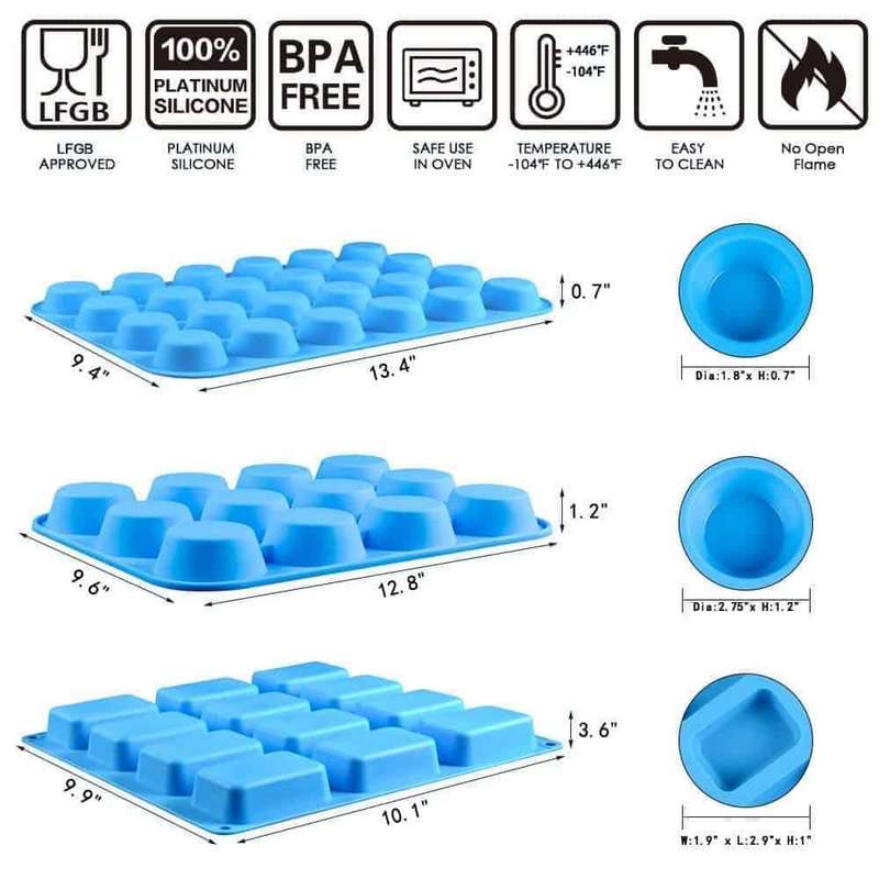 Killer Deals Muffin Pan Silicone Baking Mould