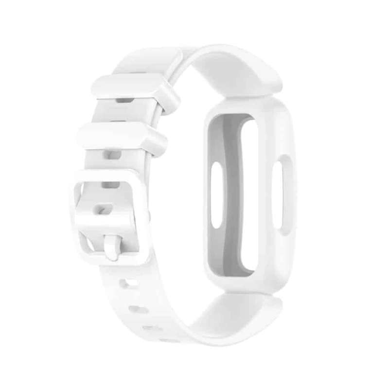 Silicone Strap for Fitbit Ace 3 - Black Flower