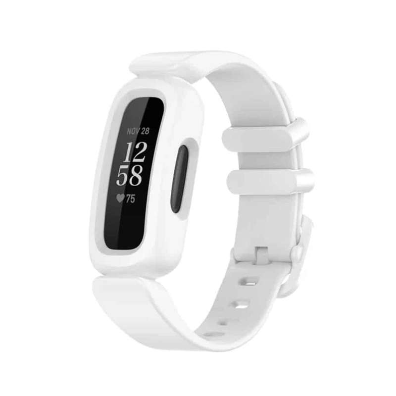 Silicone Strap for Fitbit Ace 3 - Black Flower