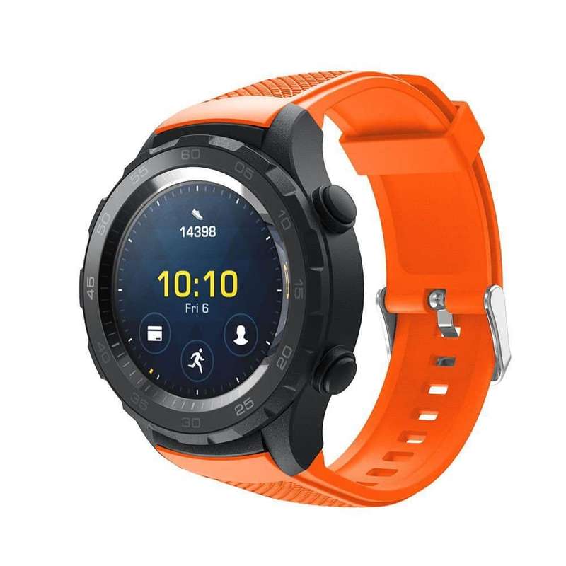 Silicone Watch band for Huawei Watch 2 Orange