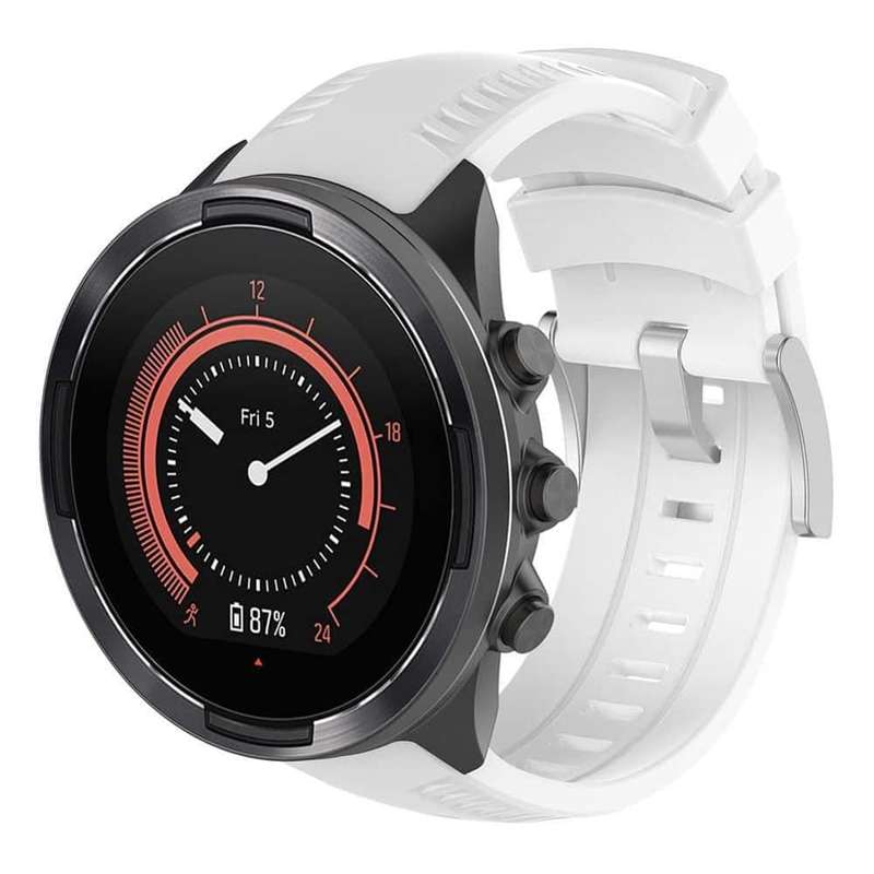 Silicone Strap for Suunto 9 Baro -white