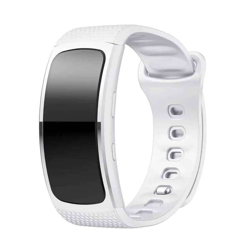 Killer Deals Samsung Gear Fit 2 SM-R360/Pro silicone strap - White (S-M)