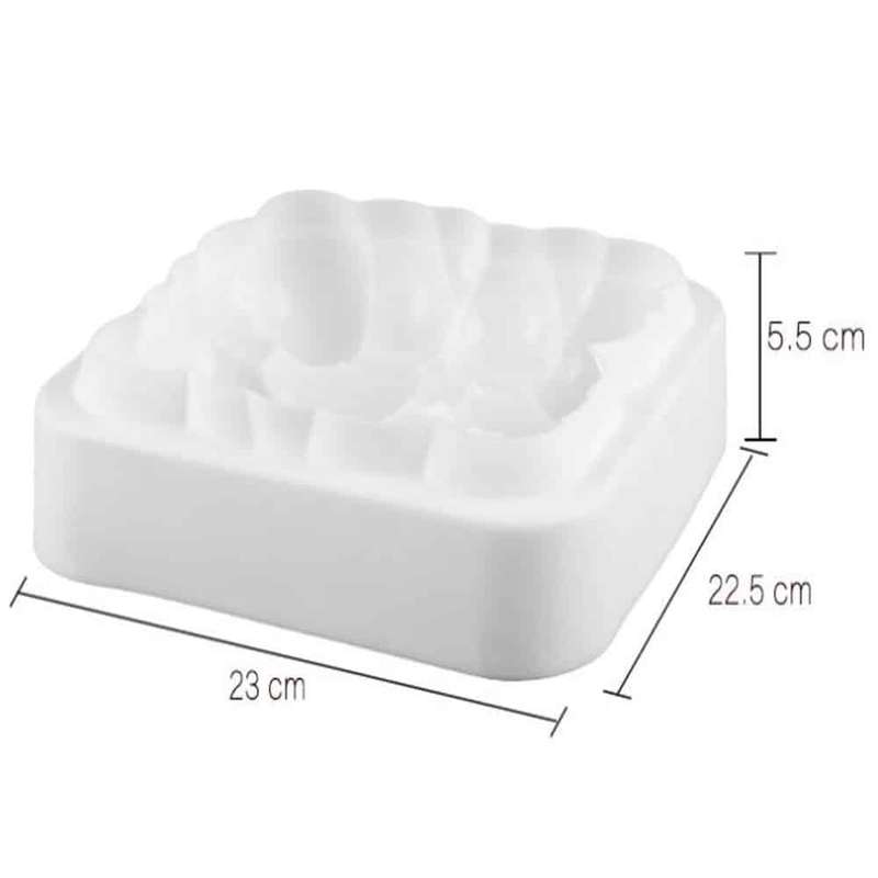 Non-Stick 3D Cloud Bubble Cake Silicone Dessert Baking Mould