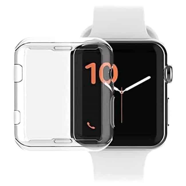 Killer Deals TPU Protective Screen Case for 38mm Apple Watch - Clear