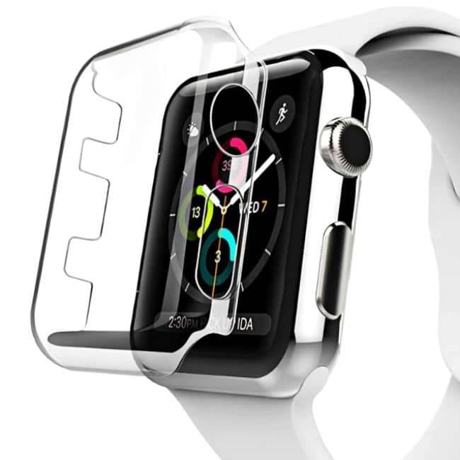 Killer Deals TPU Protective Screen Case for 38mm Apple Watch - Clear