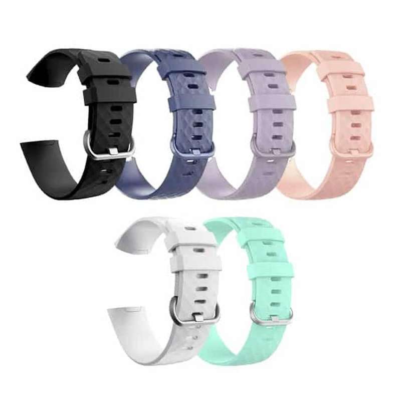 Killer Deals Silicone Strap for Fitbit Charge 3/4, Sense M/L Frost Blue