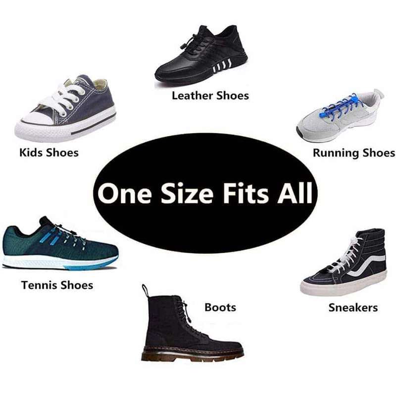 Killer Deals Lazy No-Tie Elastic Speed Shoelaces - Blue