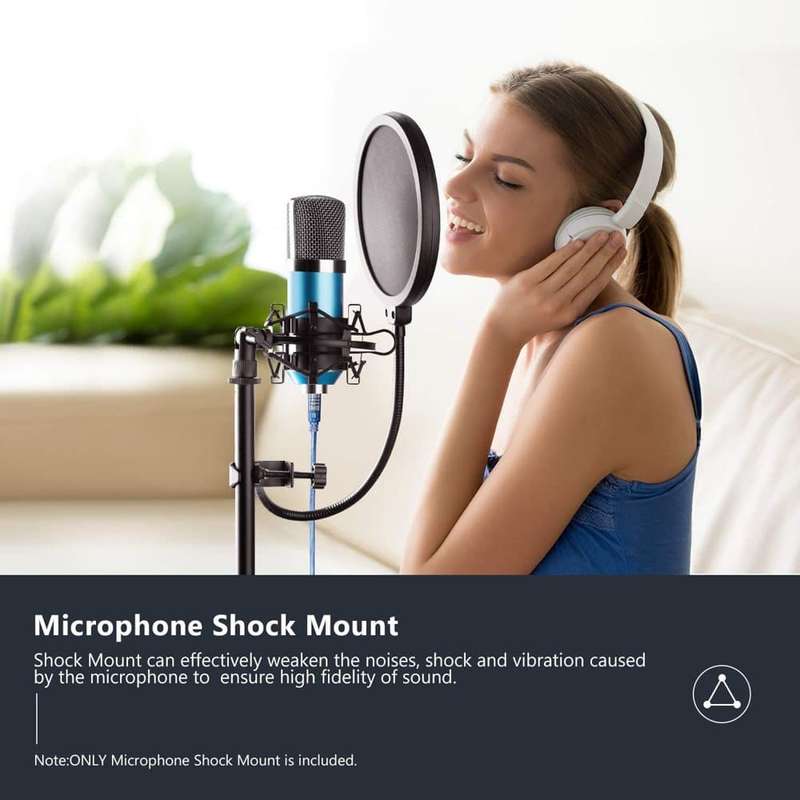 Killer Deals Metal Frame Universal Condenser Microphone Shock Protector Mount