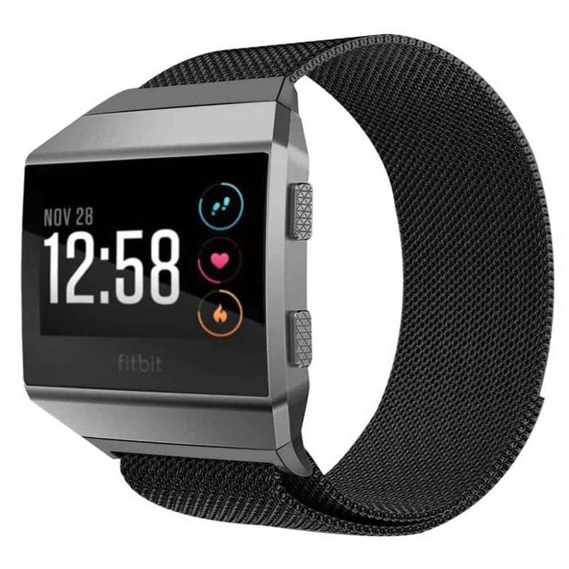 Killer Deals Fitbit Ionic replacement Milanese loop strap - Silver