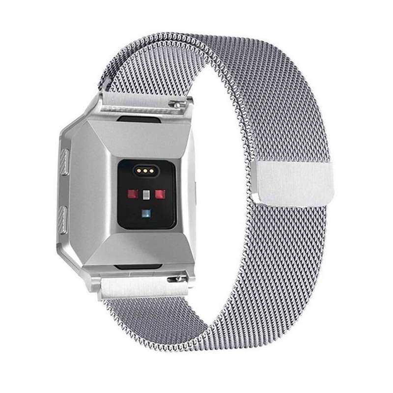 Killer Deals Fitbit Ionic replacement Milanese loop strap - Silver