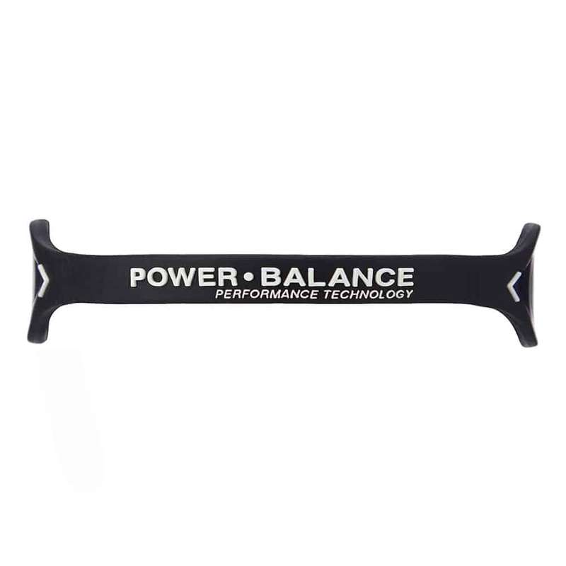 Power Balance bracelet for athletic performance & stability - White (M)