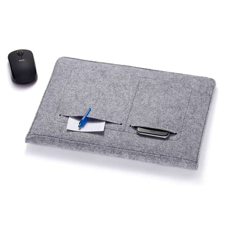 Killer Deals MacBook suede & felt protective laptop sleeve - Light grey (11 inch)