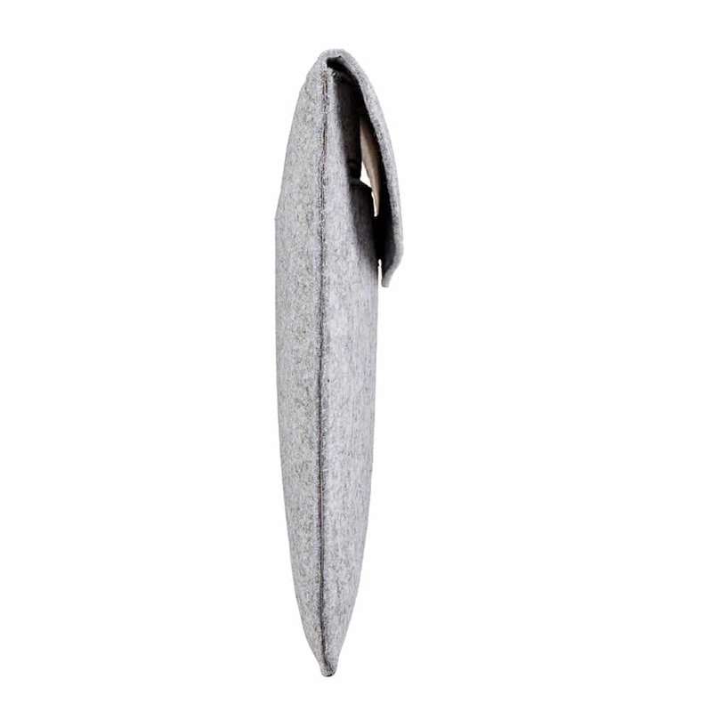 Killer Deals MacBook suede & felt protective laptop sleeve - Light grey (11 inch)