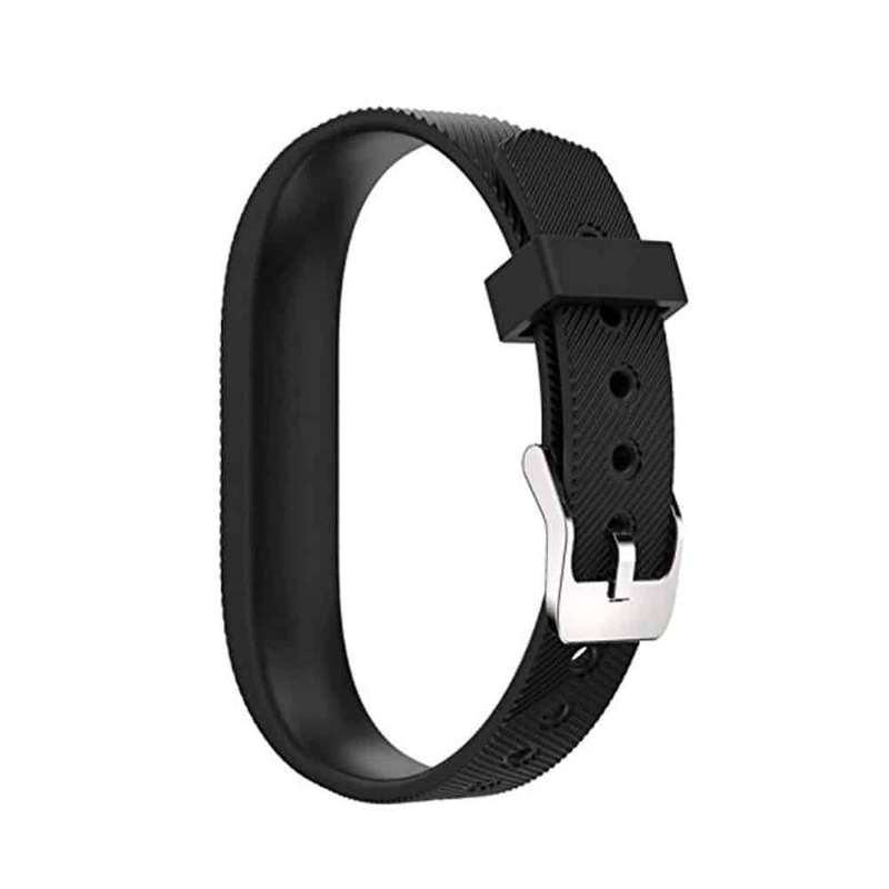 Killer Deals Sporty Silicone Strap for Fitbit Flex 2 Fitness Tracker- Black