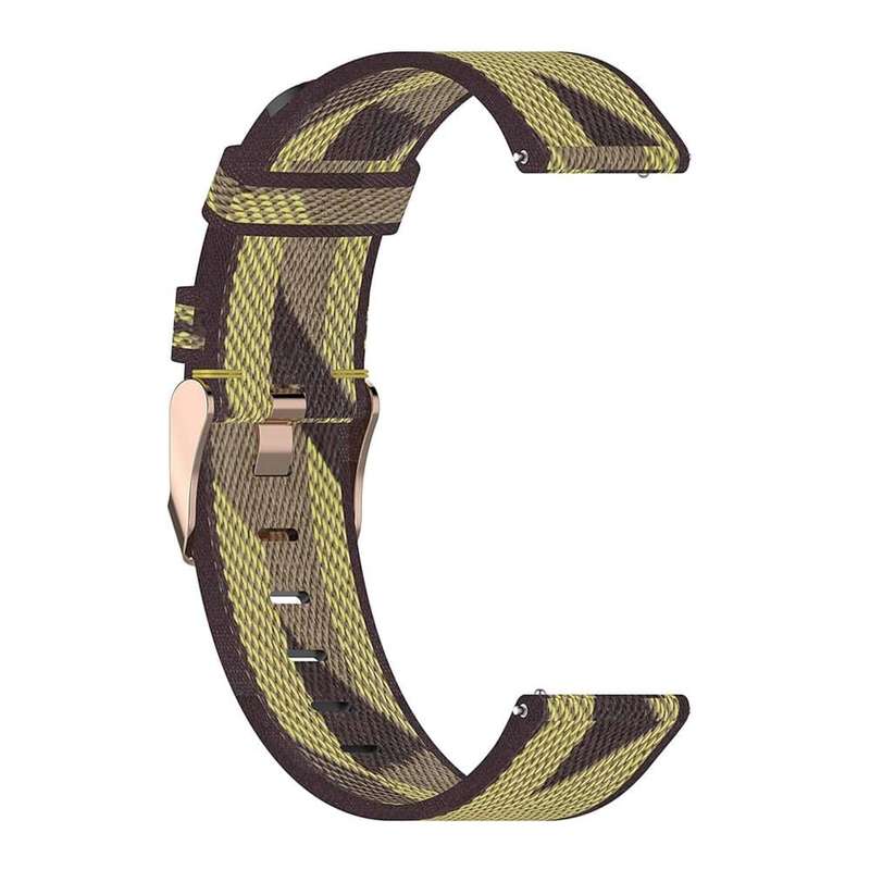Killer Deals 20mm Garmin Vivoactive 3/Music/Vivomove/HR/Venu nylon strap - Purple stripes