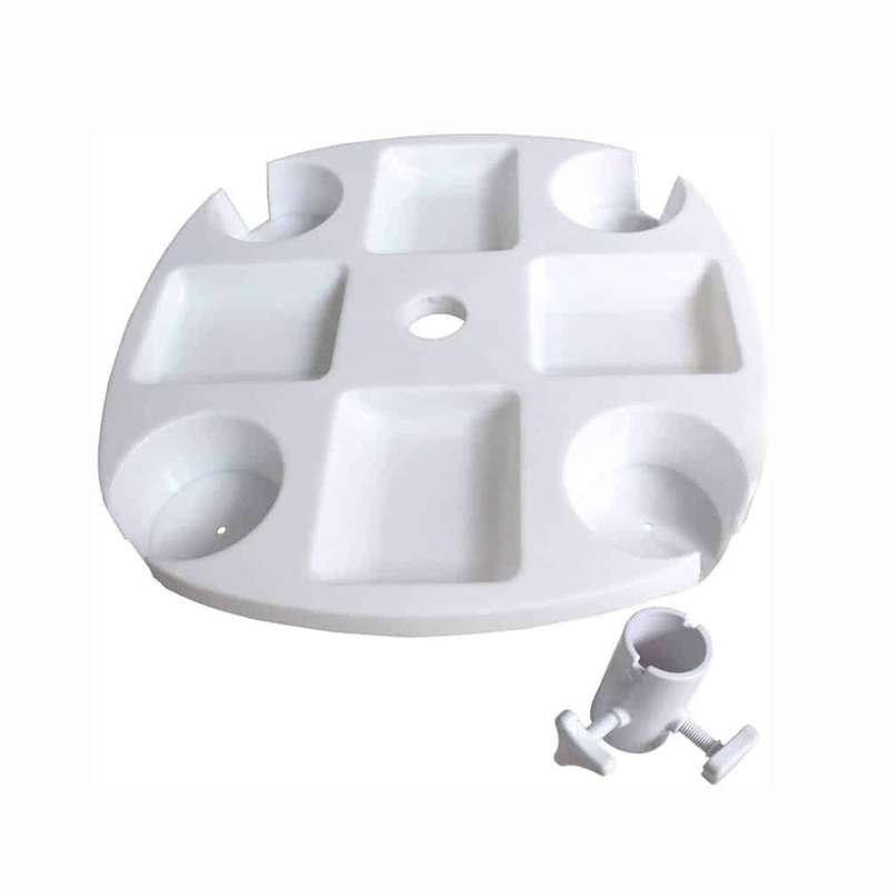 Killer Deals Beach Pool Patio Garden Umbrella Table Snack Cup Holder Tray