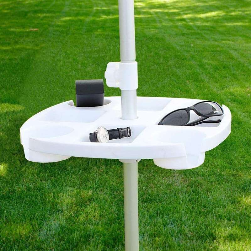 Killer Deals Beach Pool Patio Garden Umbrella Table Snack Cup Holder Tray