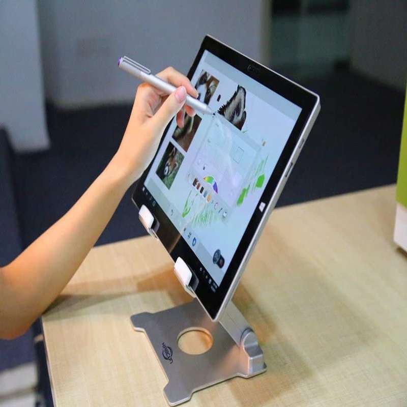 Adjustable Eye-level Aluminium Tablet Holder Stand - up to 15"