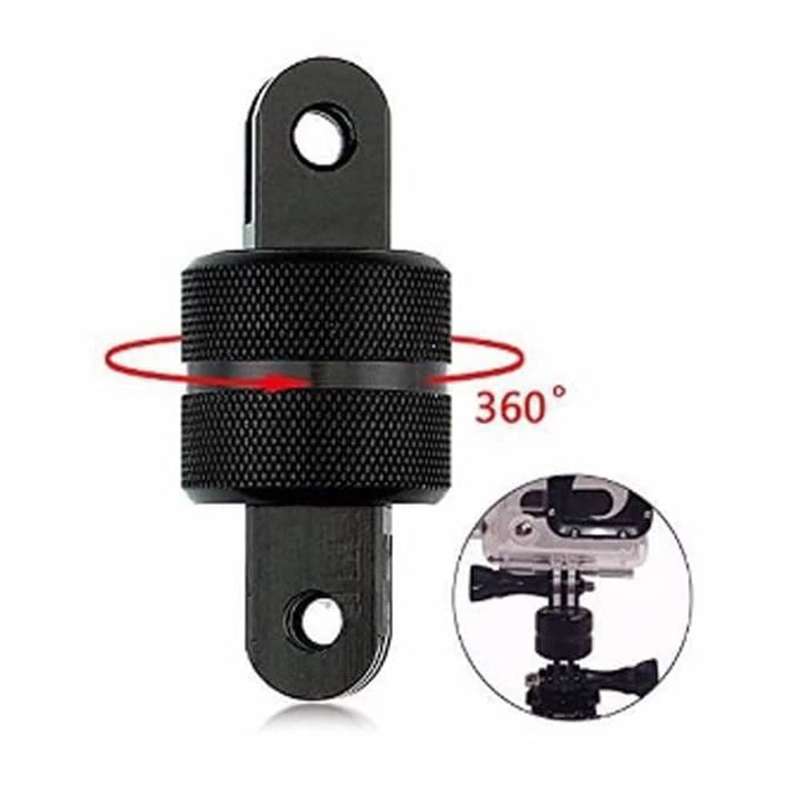 Action Mounts GoPro Hero 5/4/3+/3/2/1 360? Rotating Swivel Adapter Mount