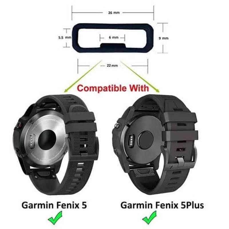 Killer Deals Watch 18MM Silicone Strap Band Saver 4pc - Black