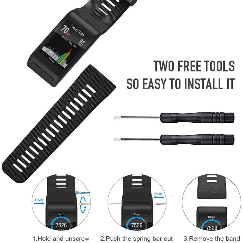 Killer Deals Garmin Vivoactive HR Quick Release Stainless Steel Spring Bars/Watch Pins