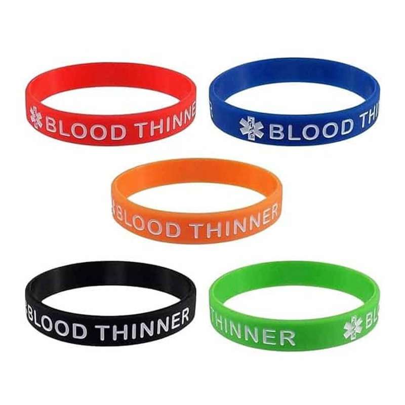 Blood Thinner Bracelet,5pcs/set size:(22cm)