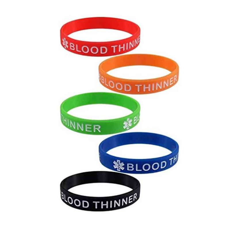 Blood Thinner Bracelet,5pcs/set size:(22cm)