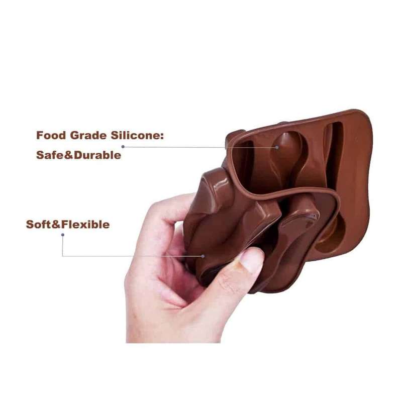 Killer Deals Party Decoration Edible Chocolate Spoon Silicone Baking Mould x3