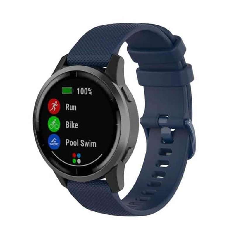 Silicone Strap for Garmin Venu Square - Navy